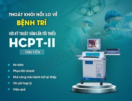 Cắt trĩ bằng phương pháp HCPT II hiệu quả