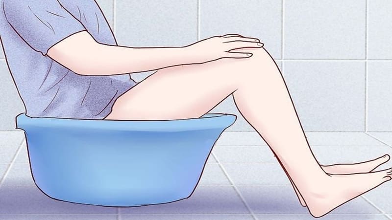 Ngâm nước ấm và thay đổi sinh hoạt
