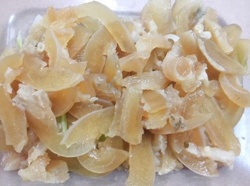 Thực phẩm chữa bệnh trĩ - Gân bò