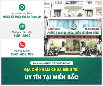 Cách điều trị bệnh trĩ tại Phòng khám Đa khoa Quốc tế Cộng Đồng