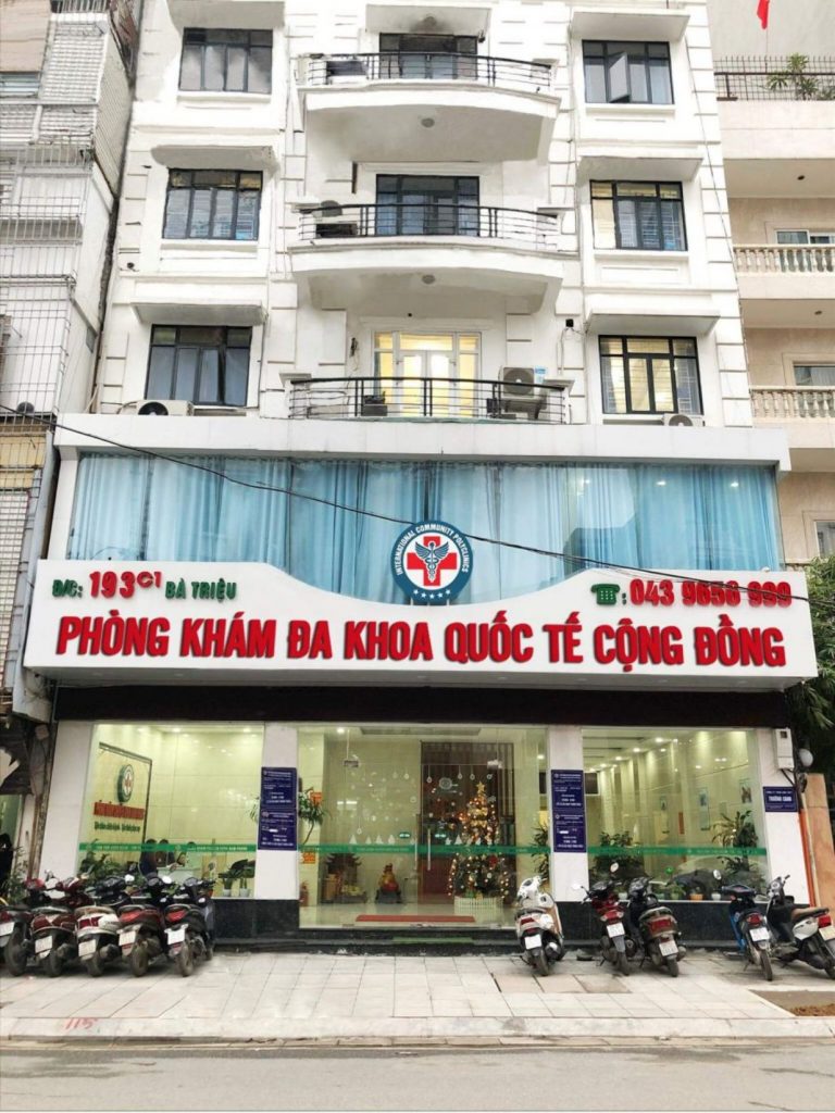 Phòng khám Đa Khoa Quốc Tế Cộng Đồng ở tại số 193C1 Bà Triệu