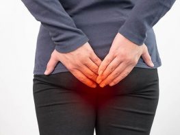 Trĩ ngoại bị sưng