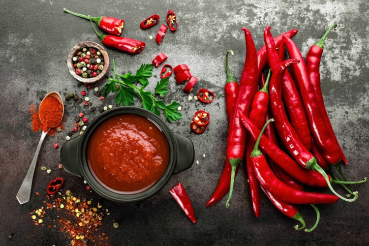 Các loại đồ ăn cay nóng