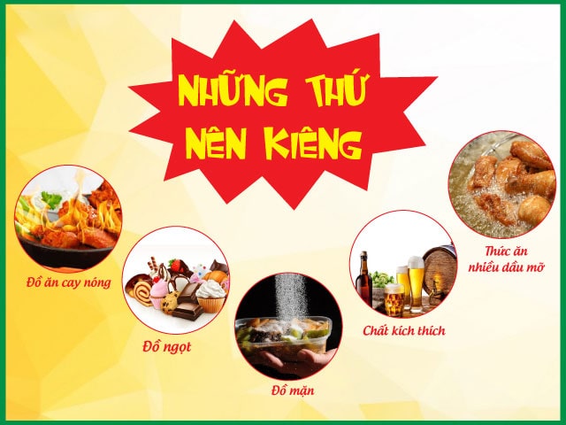 Bệnh trĩ không nên ăn gì, kiêng ăn gì?