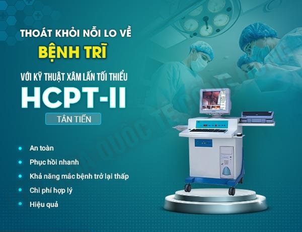 Can thiệp thủ thuật ngoại khoa bằng phương pháp HCPT II