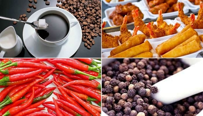 Thực phẩm không tốt thì tình trạng trĩ nội