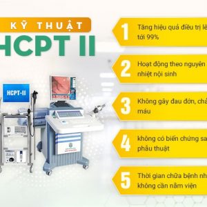 Điều trị nứt kẽ hậu môn với phương pháp HCPT II