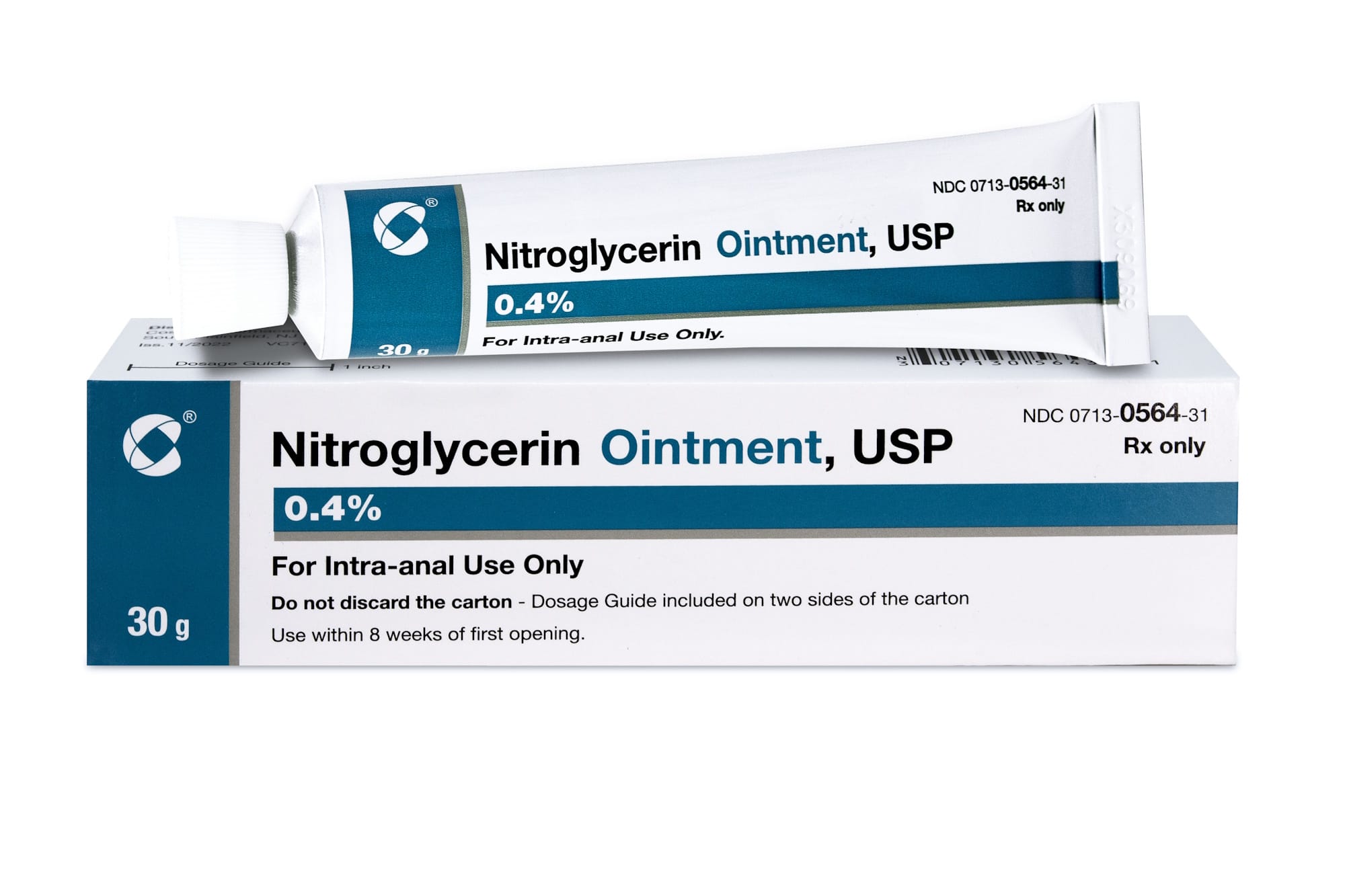 Nitroglycerin 0.4% Ointment (RECTIV) – Điều trị nứt hậu môn mãn tính