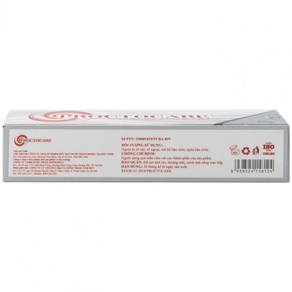 Proctocare Bimex Gel – Hỗ trợ điều trị với chiết xuất thảo dược công nghệ mới