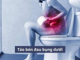 Táo bón đau bụng dưới
