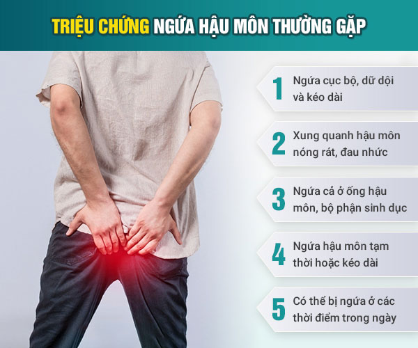 Ngứa hậu môn là triệu chứng của bệnh gì ?