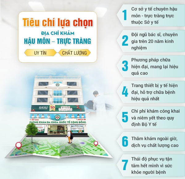 Những tiêu chí giúp lựa chọn địa chỉ chữa ngứa hậu môn chất lượng