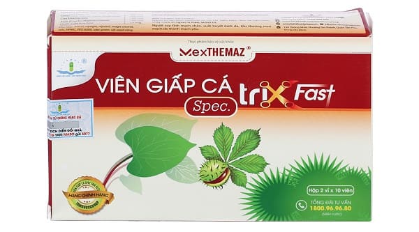 Táo bón uống thuốc gì? - Viên Giấp Cá Spec Trix